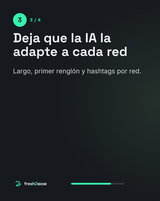 Pasos · 3/4